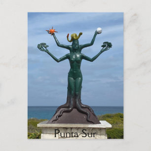 Cartão Postal Isla Mujeres Cartão-postal de Mayan Vishnu