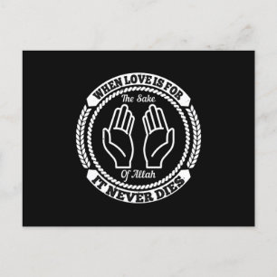 Cartão Postal Islã Quando O Amor É Pelo Bem De Alá