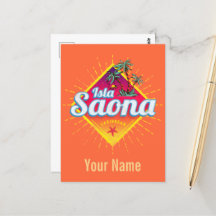 Isla Saona Caribe Retro República Dominicana