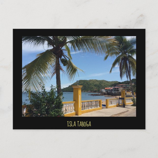 Cartão Postal Isla Taboga Postcard (Frente)