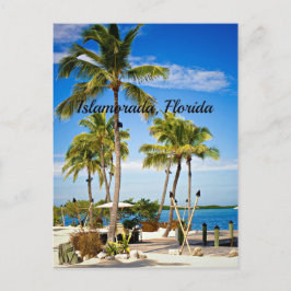 Cartão Postal Islamorada, Flórida Palm Trees