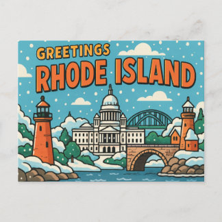 Cartão postal ISLAND RHODE