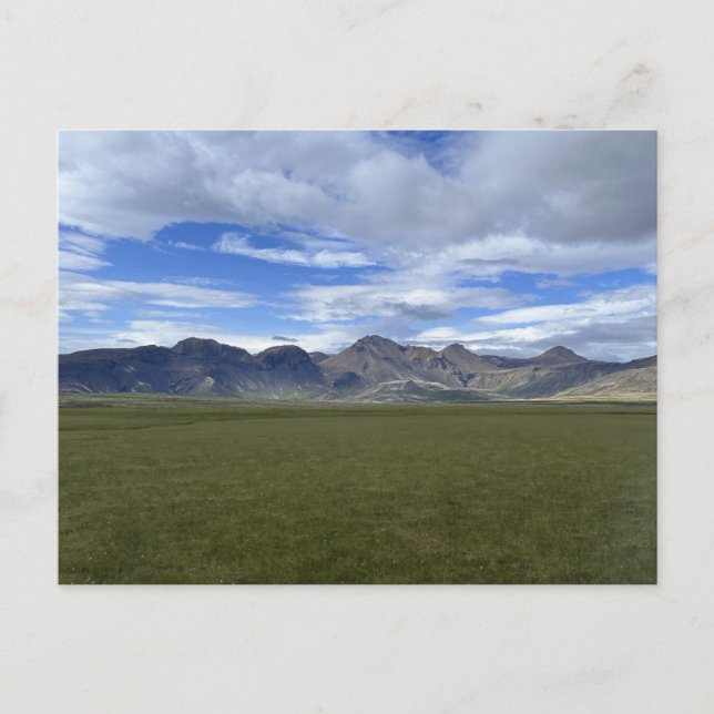 Cartão Postal Islândia (Frente)