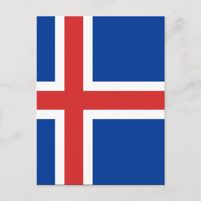 Cartão Postal islândia (Frente)