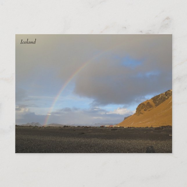 Cartão Postal Islândia (Frente)