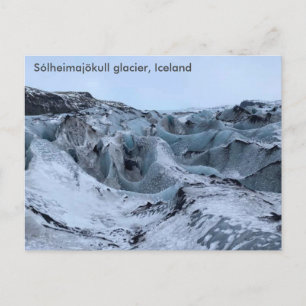 Cartão Postal Islândia - Glaciar Sólheimajökull (A)