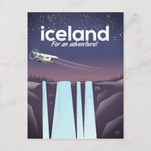 Cartão Postal Islândia " Para uma aventura!'