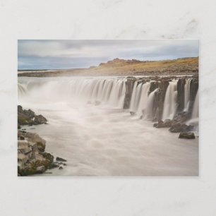 Cartão Postal Islândia, Parque Nacional Jokulsargljufur. Vista d