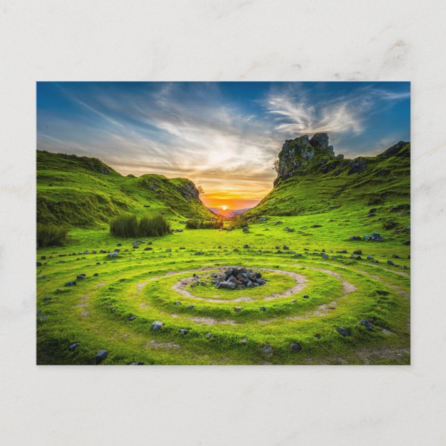 Cartão Postal Isle of Skye, Scotland, United Kingdom (Frente)