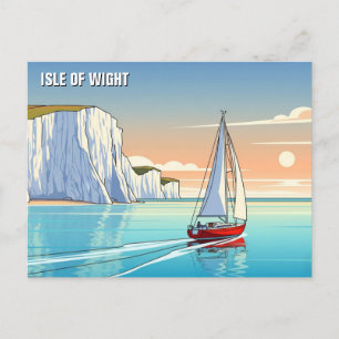 Cartão Postal Isle of Wight England Viagem