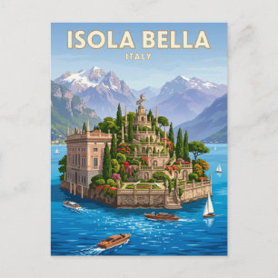 Cartão Postal Isola Bella Itália