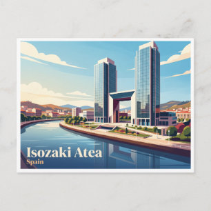 Cartão Postal Isozaki Atea Bilbao Espanha