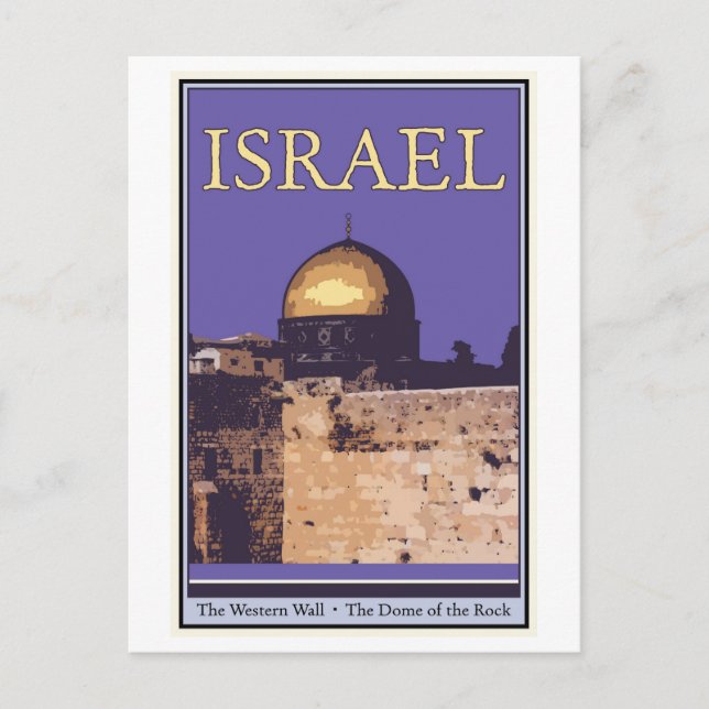 Cartão Postal Israel (Frente)