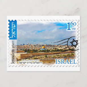 Cartão Postal Israel Jerusalém