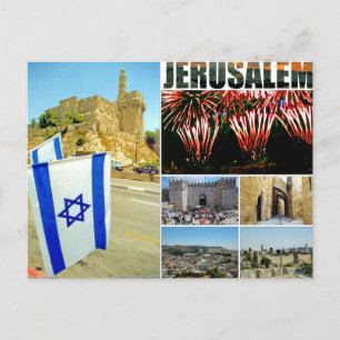 Cartão Postal Israel Jerusalém