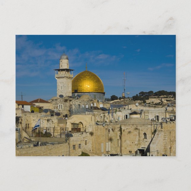 Cartão Postal Israel, Jerusalém, Cúpula da Rocha (Frente)