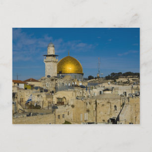 Cartão Postal Israel, Jerusalém, Domo da Rocha