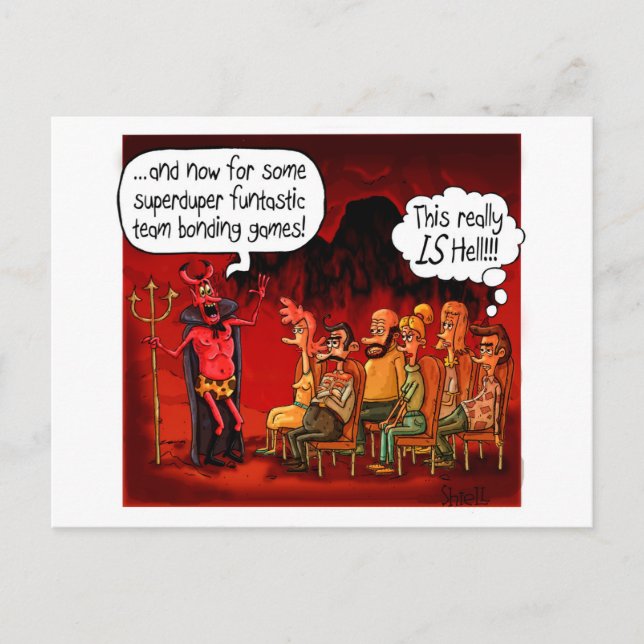 CARTÃO POSTAL ISSO É UM PRESENTE ENGRAÇADO (Frente)