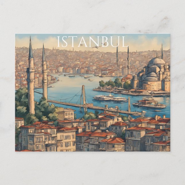 Cartão Postal Istambul (2) (Frente)
