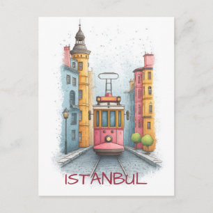 Cartão Postal Istambul Turquia Viagens