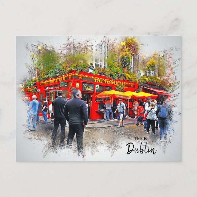 Cartão Postal Isto é Dublin-Irlanda (Frente)