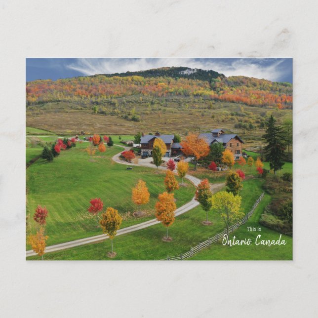 Cartão Postal Isto é Ontário, Canadá  (Frente)