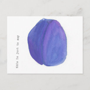 Cartão Postal Isto é só para dizer... (William Carlos Williams)