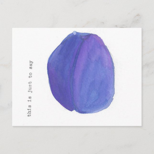 Cartão Postal Isto é só para dizer... (William Carlos Williams) (Frente)