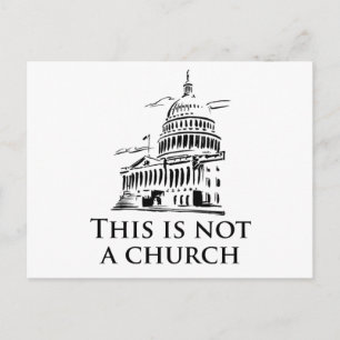 Cartão Postal Isto não é uma igreja