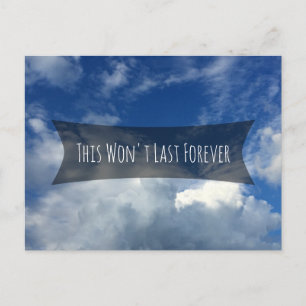 Cartão Postal "Isto não vai durar para sempre" nutre distanciame