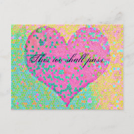 Cartão Postal Isto também passará