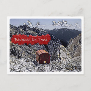 Cartão Postal It - alpine hut Bivacco De Toni - Dolzegovina -