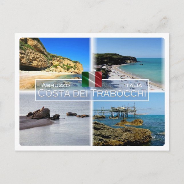 Cartão Postal IT Itália - Abruzzo - Costa dei Trabocchi - (Frente)