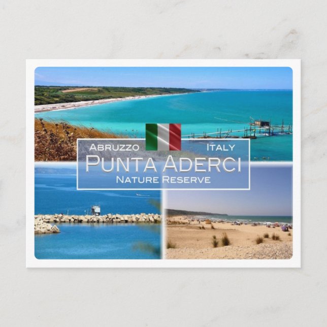 Cartão Postal IT Itália - Abruzzo - Punta Aderci - (Frente)