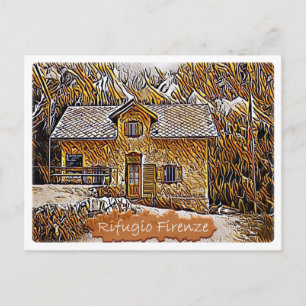 Cartão Postal It - Itália - alpine hut Firenze - Dolomi -