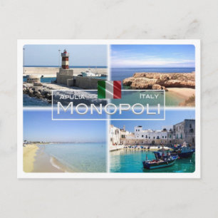 Cartão Postal IT Itália - Apúlia - Puglia - Monopoli -