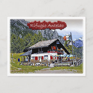 Cartão Postal IT Itália - cabana alpina Antelao -