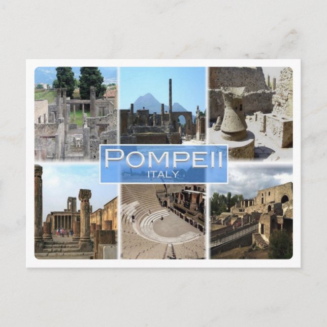 Cartão Postal IT Itália - Itália - Pompeia - (Frente)