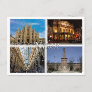 Cartão Postal IT Itália - Milão Milano - Lombardia -