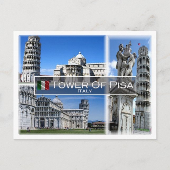 Cartão Postal IT Itália - Toscana - A Torre Que Se Lanteve Em Pi (Frente)