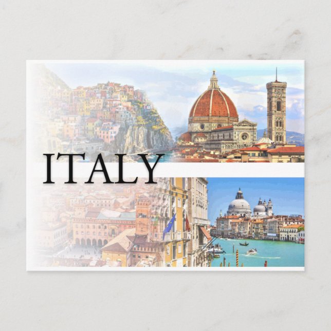 Cartão Postal Itália (Frente)