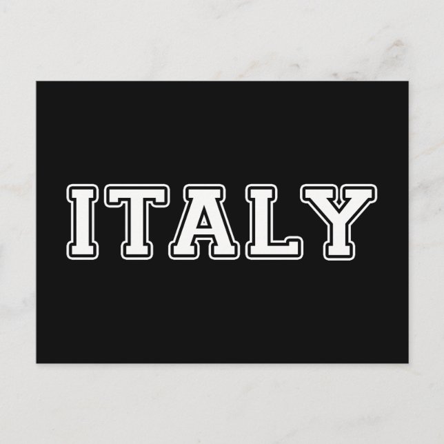 Cartão Postal Itália (Frente)