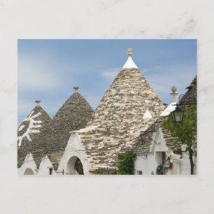 Cartão Postal Itália, Apúlia, Alberobello, Terra dei Trulli,