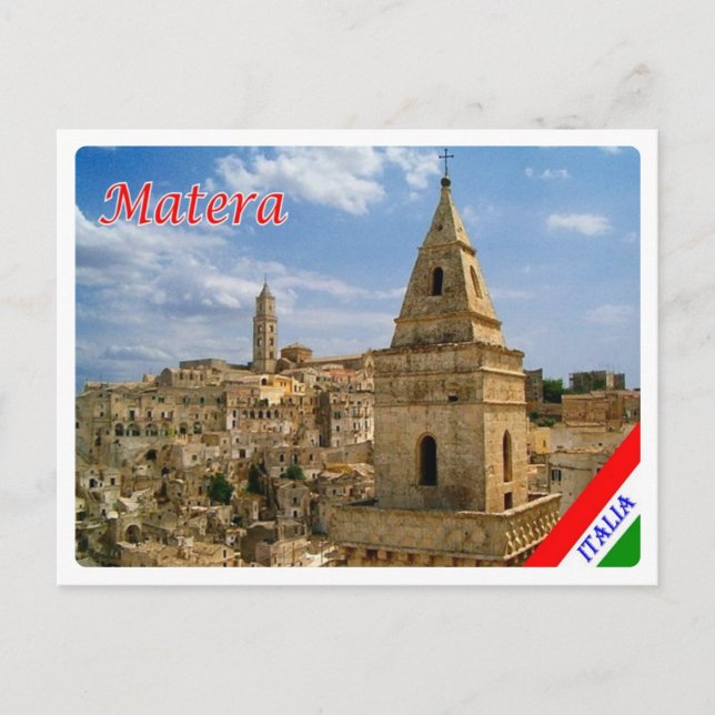 Cartão Postal Itália - Basilicata - Matera - (Frente)