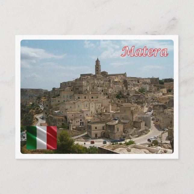 Cartão Postal Itália - Basilicata - Sassi de Matera - (Frente)