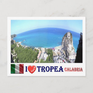 Cartão Postal Itália - Calábria - Tropea - I Love -