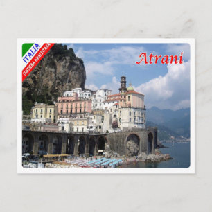 Cartão Postal Itália - Campânia - Costa Amalfi - Atrani -