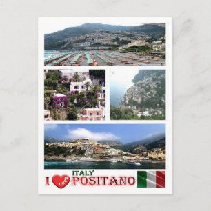Cartão Postal Itália - Campânia - Costa Amalfi - Positano -