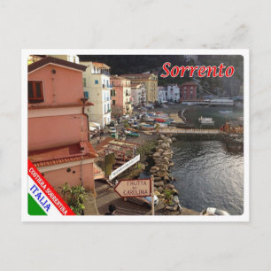 Cartão Postal Itália - Campânia - Costa de Amalfi - Sorrento -
