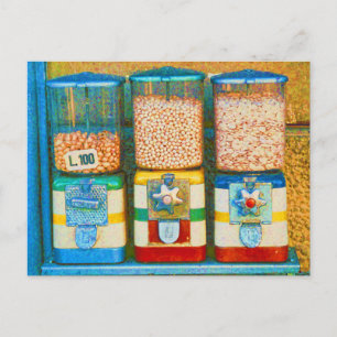 Cartão Postal Itália Colorida 1950s - Distribuidores de Nute Ret